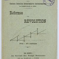 Réforme ou révolution