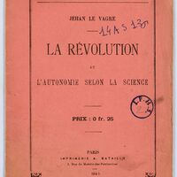 La Révolution et l'autonomie selon la science