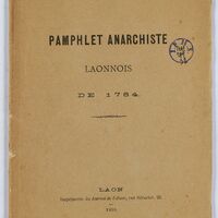 Pamphlet anarchiste laonnois de 1764