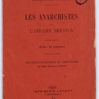 Les anarchistes et l'affaire Dreyfus