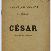 César, pièce satirique en 2 actes