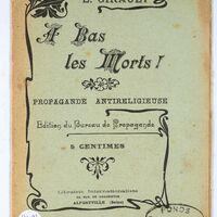 A bas les morts ! Propagande antireligieuse