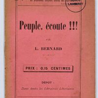 Peuple, écoute !!!
