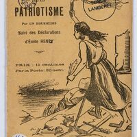Le patriotisme par un bourgeois