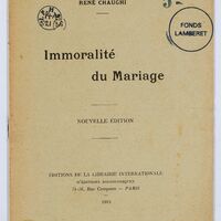 L'immoralité du mariage