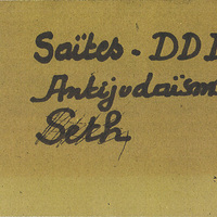 Saïtes - DDI dernières dynasties indigènes, Antijudaïsme, Saïtes : Saïtica : varia