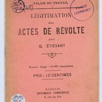 Légitimation des actes de révolte