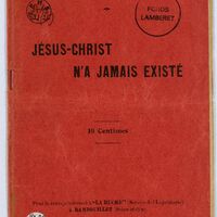 Jésus-Christ n'a jamais existé