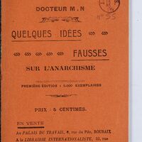 Quelques idées fausses sur l’anarchisme