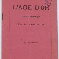 L'age d’or. Paradoxes anarchiques