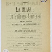 La blague du suffrage universel